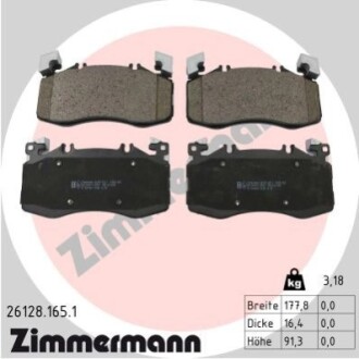 KLOCKI HAM./PRZ/ DB CLA-KLASA 2.0 19- ZIMMERMANN 261281651