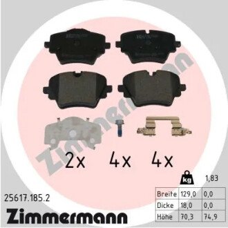 KLOCKI HAM./PRZ/ MINI MINI 2.0 14- ZIMMERMANN 256171852