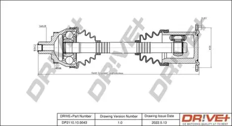 P├ô┼üO┼Ü NAP─śDOWA AUDI A6 97-05 LEWA DR!VE+ DP2110100043