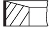 Комплект поршневих кілець MAHLE / KNECHT 021RS001150N2 (фото 1)