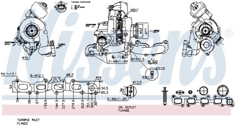 TURBOSPR─ś┼╗ARKA VW PASSAT 1.6D 15- NISSENS 93546