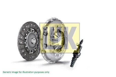 Комплект зчеплення Hyundai i30/Kia C'eed/Cerato 1.4/1.6i 04- (d=220mm) (+вижимний) LuK 622 3229 21