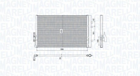 Конденсер кондиціонера MAGNETI MARELLI BC788