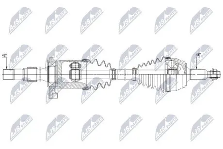 Автозапчасть NTY NPWVW243