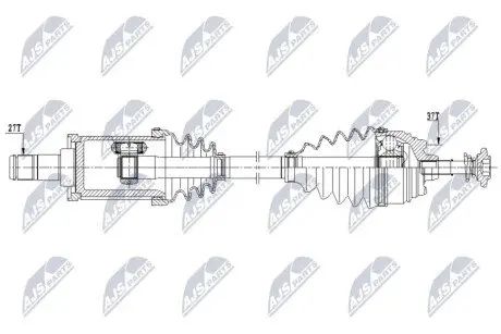 Автозапчасть NTY NPWBM208