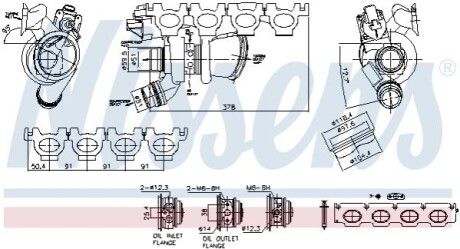 TURBOSPR─ś┼╗ARKA BMW 1 2.0 11- NISSENS 93344