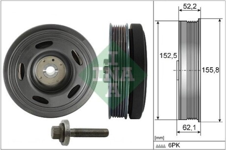 KO┼üO PASOWE NISSAN QASHQAI 1.3D 21- INA 544051520