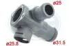 Фото 1 - фланець системи охолодження Audi A4/A6 1.9-2.5 TDI 94-05/ VW Passat 1.9-2.5TDI 96-00 ERA 354005 Фланець системи охолодження Audi A4/A6 1.9-2.5 TDI 94-05/ VW Passat 1.9-2.5TDI 96-00 ERA 354005 (фото 1)