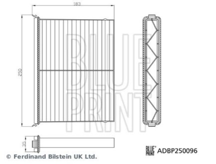 Автозапчасть BLUE PRINT ADBP250096