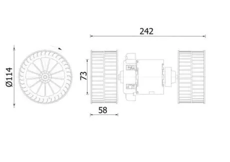 Автозапчасть MAHLE / KNECHT AB87000S