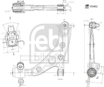 Автозапчасть FEBI BILSTEIN 193402