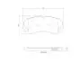 Klocki ham. PORSCHE 911 (992) 11/18-&gt; / PORSCHE 911 Convertible (992) 01 BREMBO P65054 (фото 1)