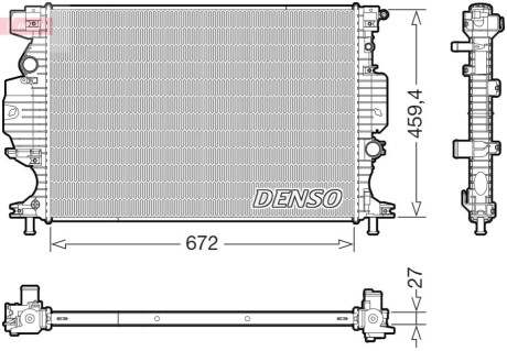 Chłodnica FORD MONDEO V / GALAXY III DENSO DRM10125