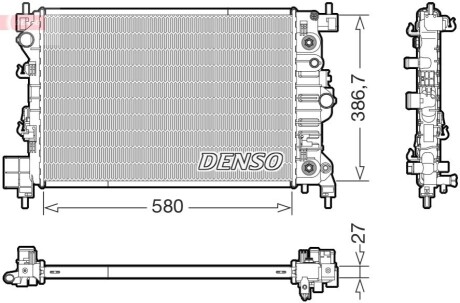 Chłodnica OPEL MOKKA DENSO DRM20131