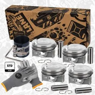 TLOK SILNIKA KPL Z PIERSC STD - (ZESTAW 4 SZT) VW GOLF VII 1.2 TSI 04/2014-VW GOLF VII 1.2 TSI <2016 SZT ET ENGINETEAM PM014700VR1