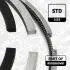 PIERSCIENIE TLOKOWE KPL ZESTAW STD (4 SZT) - AUDI A1 1.4 TDI &lt;2020 SZT ET ENGINETEAM R1013600VR1 (фото 3)