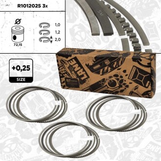 INNE- PISTON RING KIT SZT ET ENGINETEAM R1012025VR1 (фото 1)