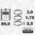 INNE- PISTON RING KIT SZT ET ENGINETEAM R1008700VR1 (фото 4)