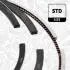 INNE- PISTON RING KIT ET ENGINETEAM SZT ET ENGINETEAM R1013500