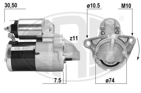 ROZRUSZNIK SZT ERA 221061A