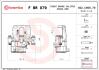 ZACISK HAMULCOWY MERCEDES-BENZ SPRINTER 3,5-T PLATFORM/CHASSIS (B907, B910) 02/18-> / MERCEDES-BENZ SPRINTE SZT BREMBO FBR079 (фото 2)