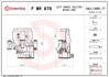 ZACISK HAMULCOWY MERCEDES-BENZ SPRINTER 3,5-T PLATFORM/CHASSIS (B907, B910) 02/18-> / MERCEDES-BENZ SPRINTE SZT BREMBO FBR078 (фото 2)