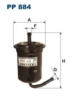 Фільтр палива FILTRON PP884