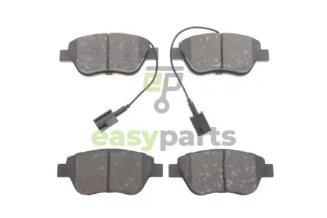 Колодки гальмівні (передні) Fiat Punto/Citroen Nemo/Peugeot Bipper 08- KAVO PARTS KBP10043