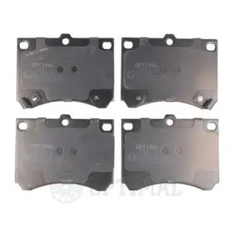 Фото 1 - гальмівні колодки, дискове гальмо (набір) Optimal 9669 Гальмівні колодки, дискове гальмо (набір) Optimal 9669 (фото 1)