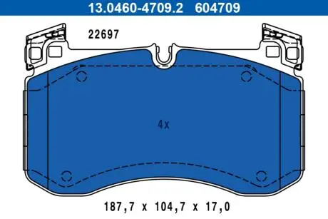 KLOCKI HAM PRZOD ATE 13046047092