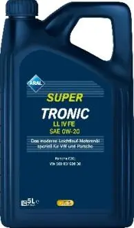 Олива 0W20 508/509 5L SUPER TRONIC LL IV FE ARAL 15F460