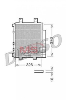 Радіатор кондиціонера DENSO DCN35003