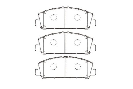 Колодки гальмівні (передні) Infiniti Qx56 5.6 03-10 KAVO PARTS KBP6611