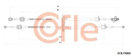 Linka zmiany biegów FIAT DUCATO 17- COFLE 922CBFI060