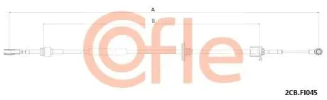 Linka zmiany biegów FI IDEA 1300 COFLE 922CBFI045 (фото 1)