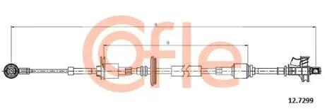 Linka zmiany biegów IDEA COFLE 92127299