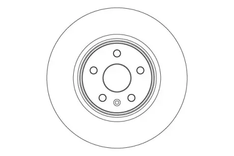 TARCZA HAM. OPEL INSIGNIA B TRW DF6585S