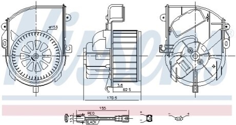 DMUCHAWA PEUGEOT EXPERT 07- NISSENS 87651