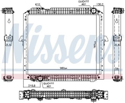 Автозапчасть NISSENS 67178