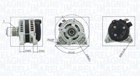 ALTERNATOR MAGNETI MARELLI 063736372010