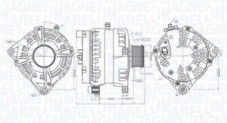 ALTERNATOR MAGNETI MARELLI 063731513010