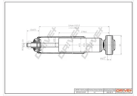 Drive+ Амортизатор (задній) PEUGEOT 308 II [2013], 308 SW II [2014] REAR DR!VE+ DP1610.10.0107
