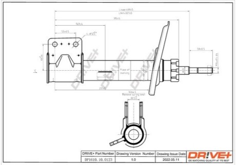 Drive+ Амортизатор (передній) C4PICASSO/GRAND PICASSO-BERLINGO-PARTNER DR!VE+ DP1610.10.0123