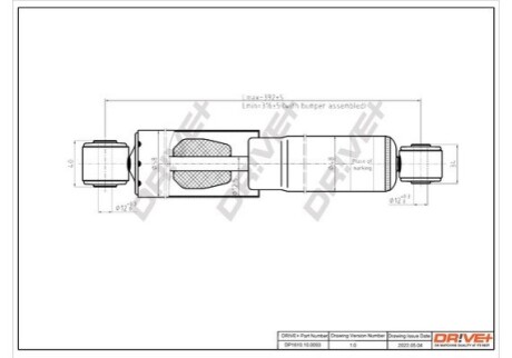 Drive+ Амортизатор (задній) Renault Kangoo 97-07 (Газ) DR!VE+ DP1610.10.0093