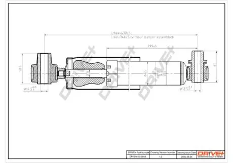 Drive+ Амортизатор (задній) Renault Scenic I 96-03 DR!VE+ DP1610.10.0048