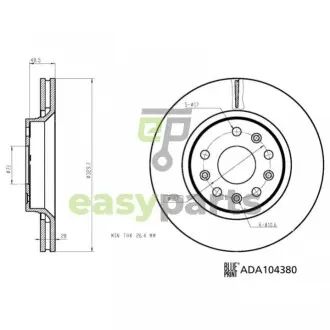 Автозапчасть BLUE PRINT ADA104380