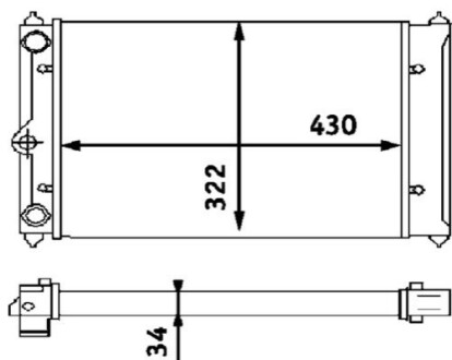 Автозапчасть MAHLE / KNECHT CR408000S