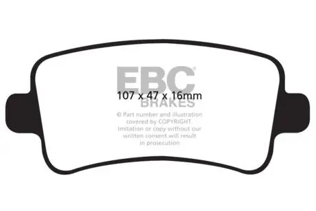Фото автозапчасть EBC DP42016R Автозапчасть EBC DP42016R