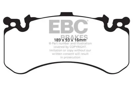Фото автозапчасть EBC DP42158R Автозапчасть EBC DP42158R