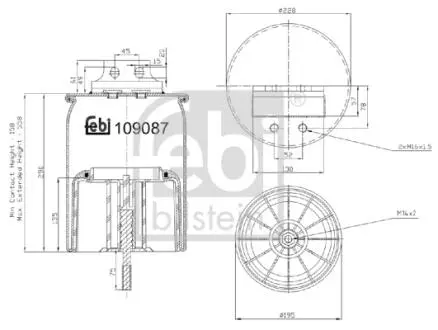 Автозапчасть FEBI BILSTEIN 109087